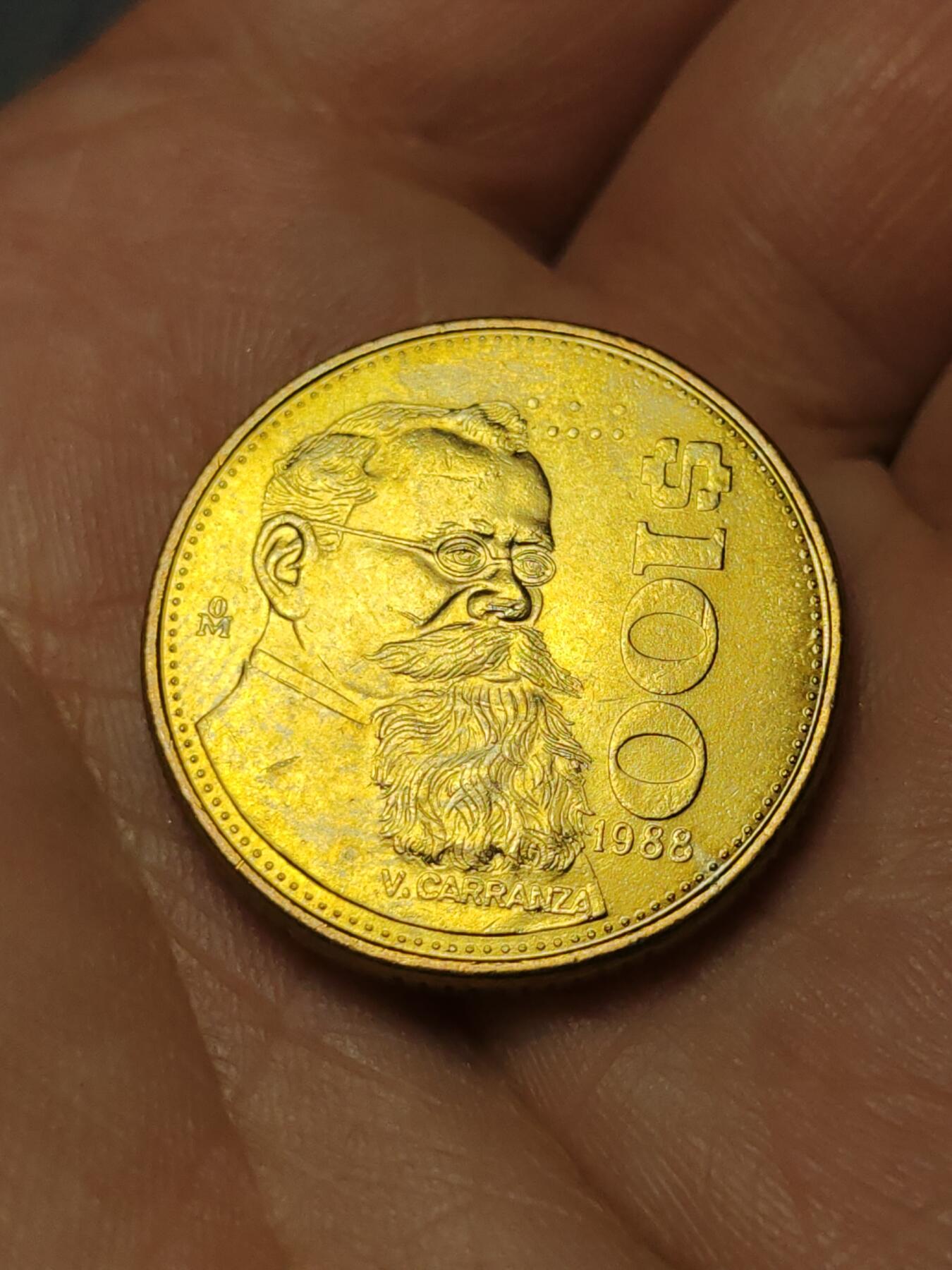 2026年第四十场(总第二百零九场）外国好品散币场(免佣金) 墨西哥🇲🇽1988年100比索