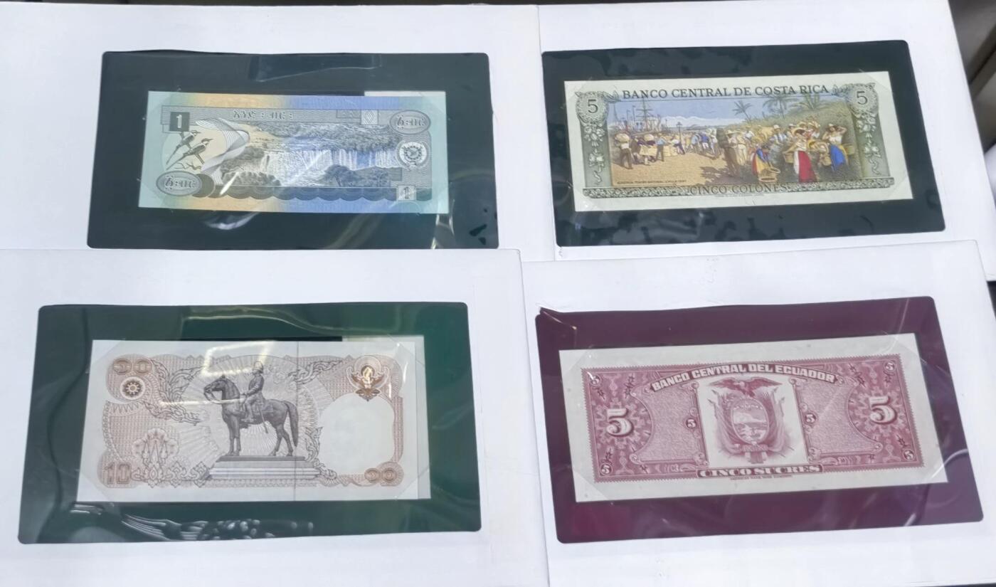 北京马甸外国币专卖第150期，外国纸币专场，陆续上拍，欢迎关注 美国福兰克林造币厂邮币封：哥斯达黎加，泰国，厄瓜多尔，埃塞俄比亚，