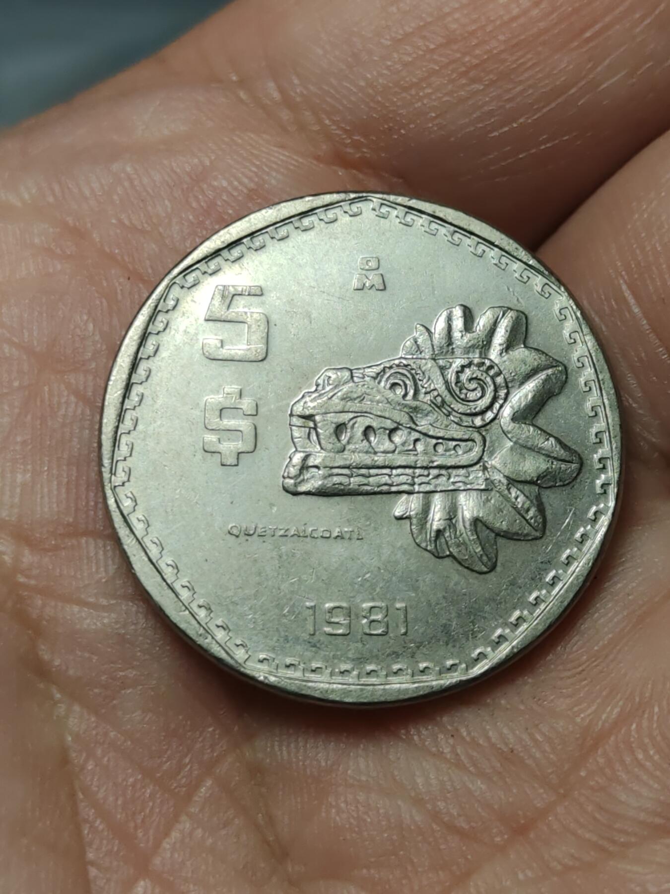 2026年第四十场(总第二百零九场）外国好品散币场(免佣金) 墨西哥🇲🇽1981年5比索