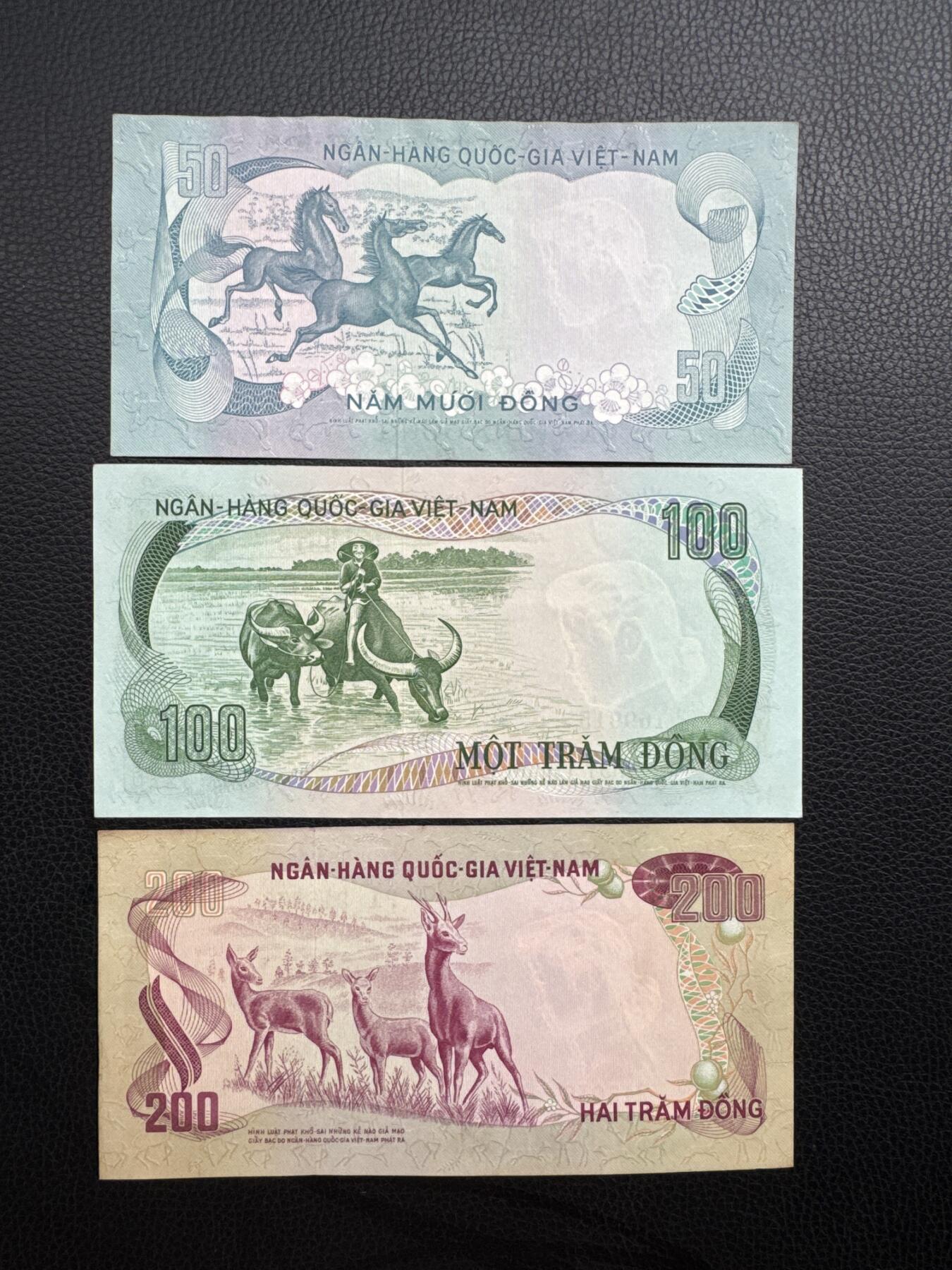 桂P钱币文化工作室拍卖第四十九期 南越共和国1972年动物系列纸币一套，设计精美