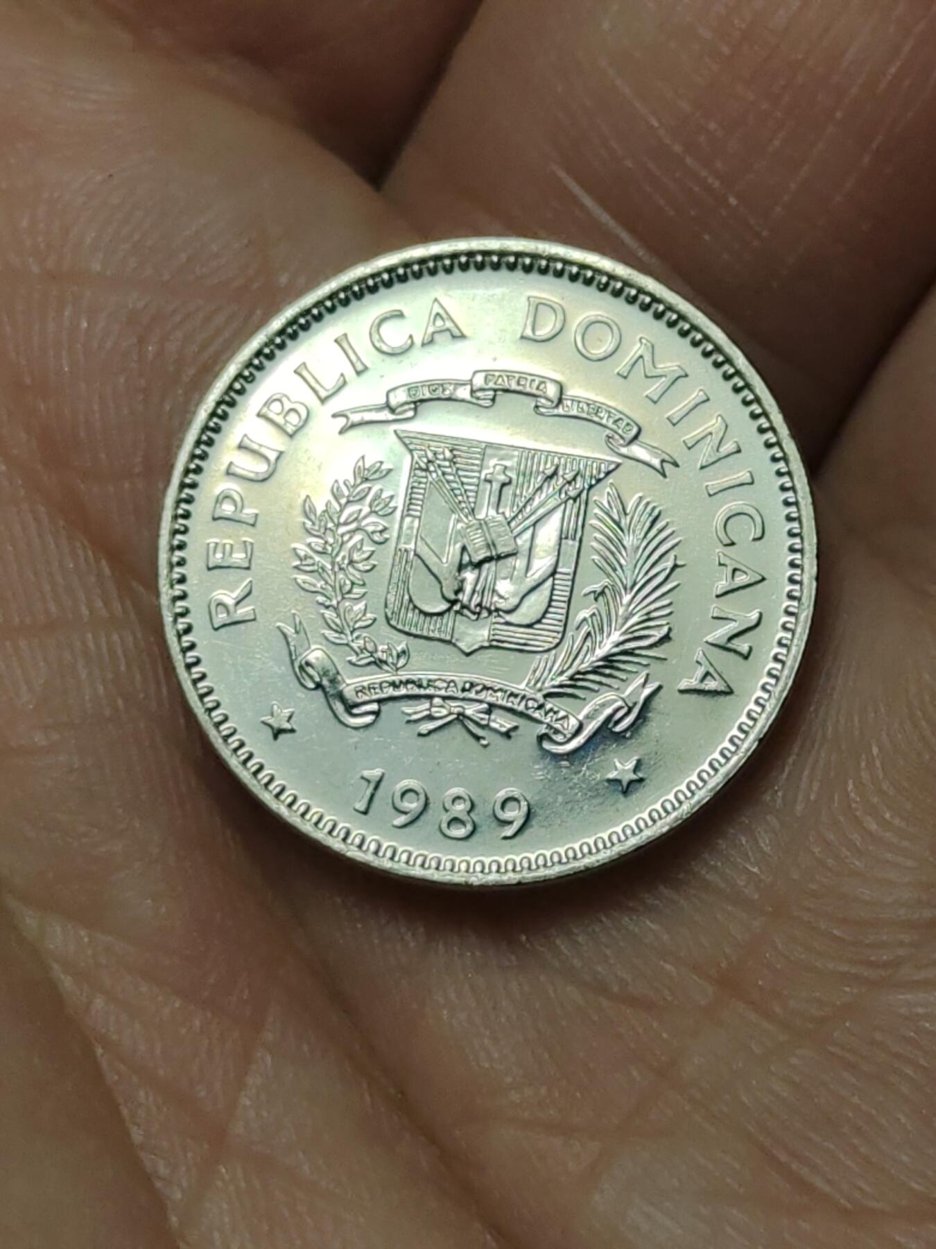 2026年第四十场(总第二百零九场）外国好品散币场(免佣金) 多米尼加共和国🇩🇴1989年5分