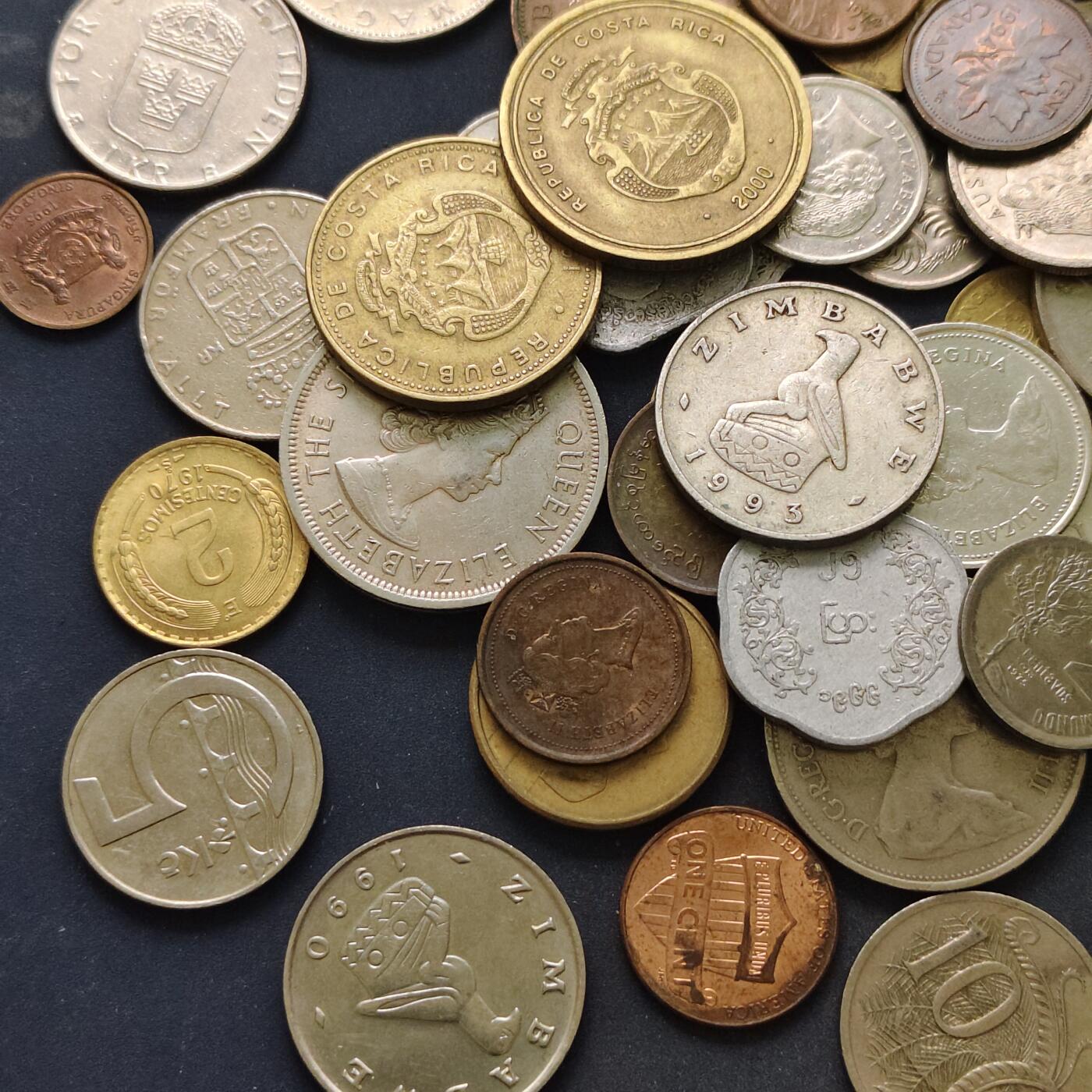 【全场包邮】纯粹捡漏拍519场 【批量】世界各国各年份散币288克一批