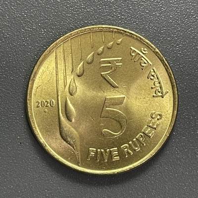 回流0405 - 印度2020年5卢比 雨水主题