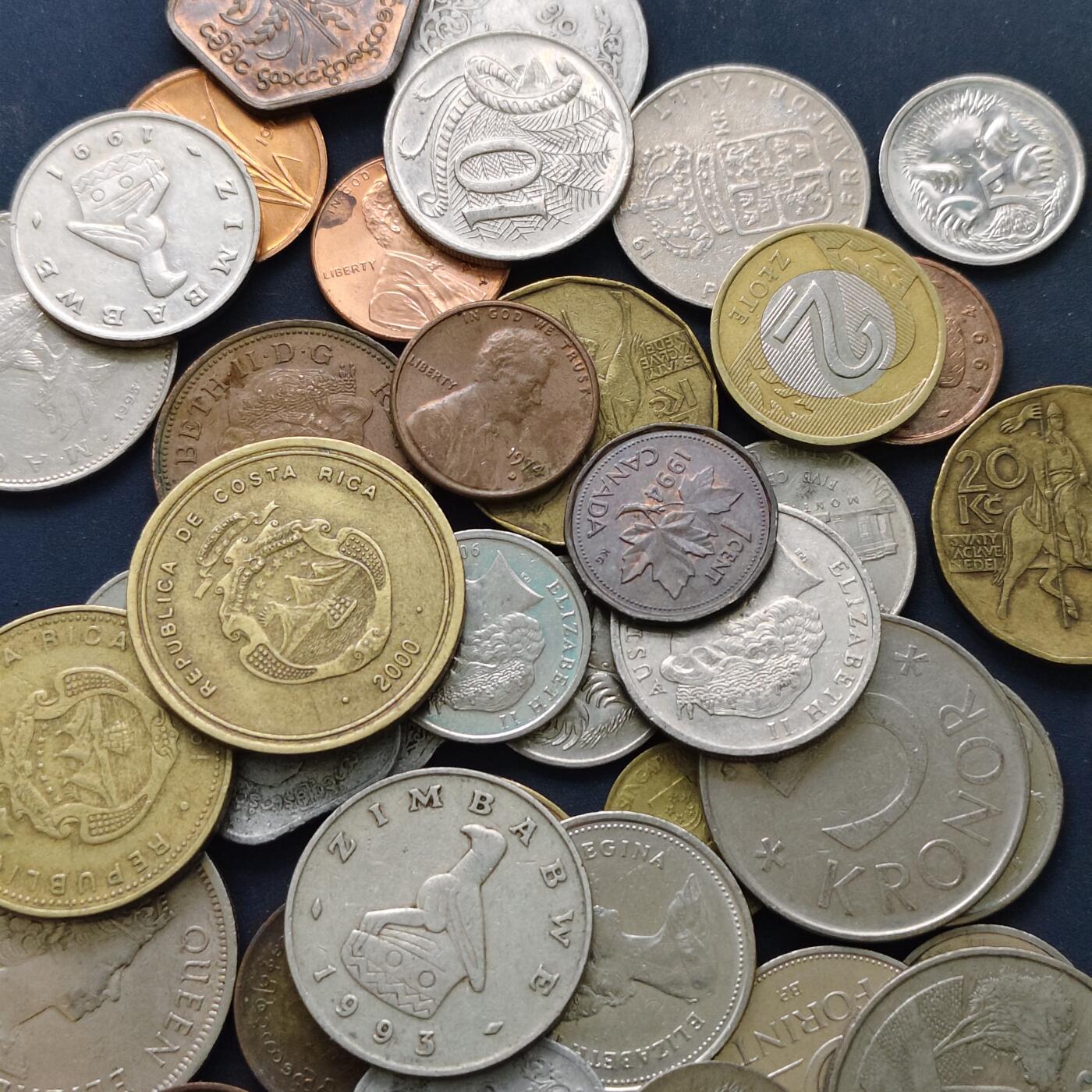 【全场包邮】纯粹捡漏拍519场 【批量】世界各国各年份散币288克一批