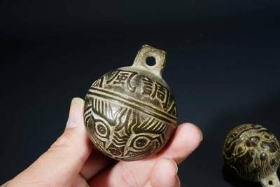 上海都达杂项专场103【全场包邮】  清代 风调雨顺铜铃铛 3件67-187