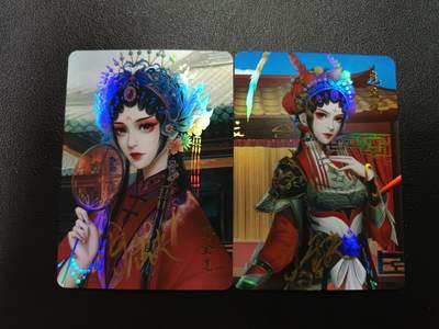 天玑星卡拍第184期《4.6周一截拍》持续收拍收评中 满赠卡需备注 - 【亲签卡】宁缺卡牌 水浒传 潘金莲 扈三娘 彩闪 亲签卡 两张