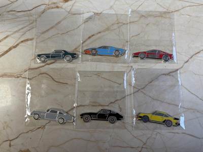 第196期拍卖 - 获奖币索马里2010年世界名车异形彩色纪念币6枚，世界上最美的25种硬币之一