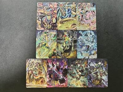 天玑星卡拍第184期《4.6周一截拍》持续收拍收评中 满赠卡需备注 - 【亲签卡】宁缺卡牌 水浒传 粗闪 亲签卡 十张 微瑕