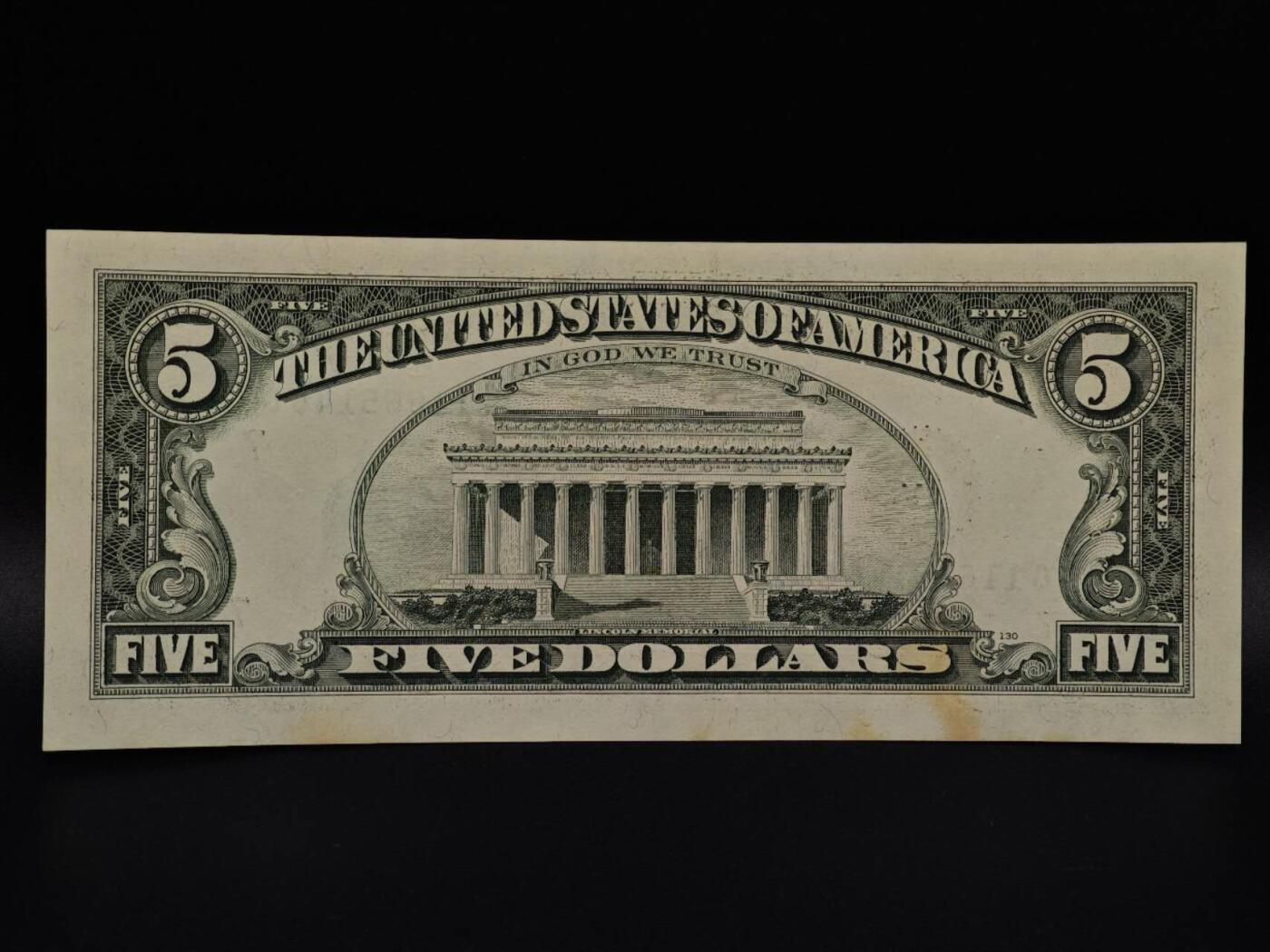  【淘币小摊】限时拍第八百九十拍   纸币场    每周一统一发货 美国5美元纸币