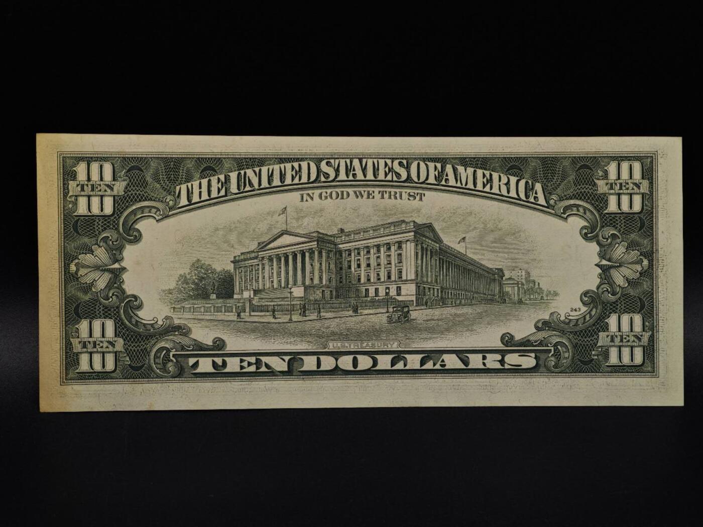  【淘币小摊】限时拍第八百九十拍   纸币场    每周一统一发货 美国10美元纸币