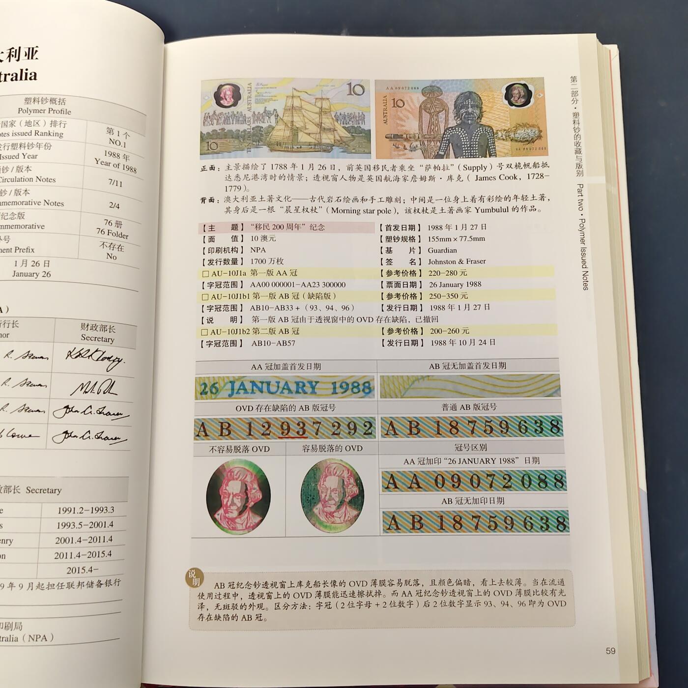 【全场包邮】纯粹捡漏拍519场 【收藏工具】图书《世界塑料钞收藏与研究》（硬封面精装全彩298页超厚图书，定价168元）-此项超重需补运费6元