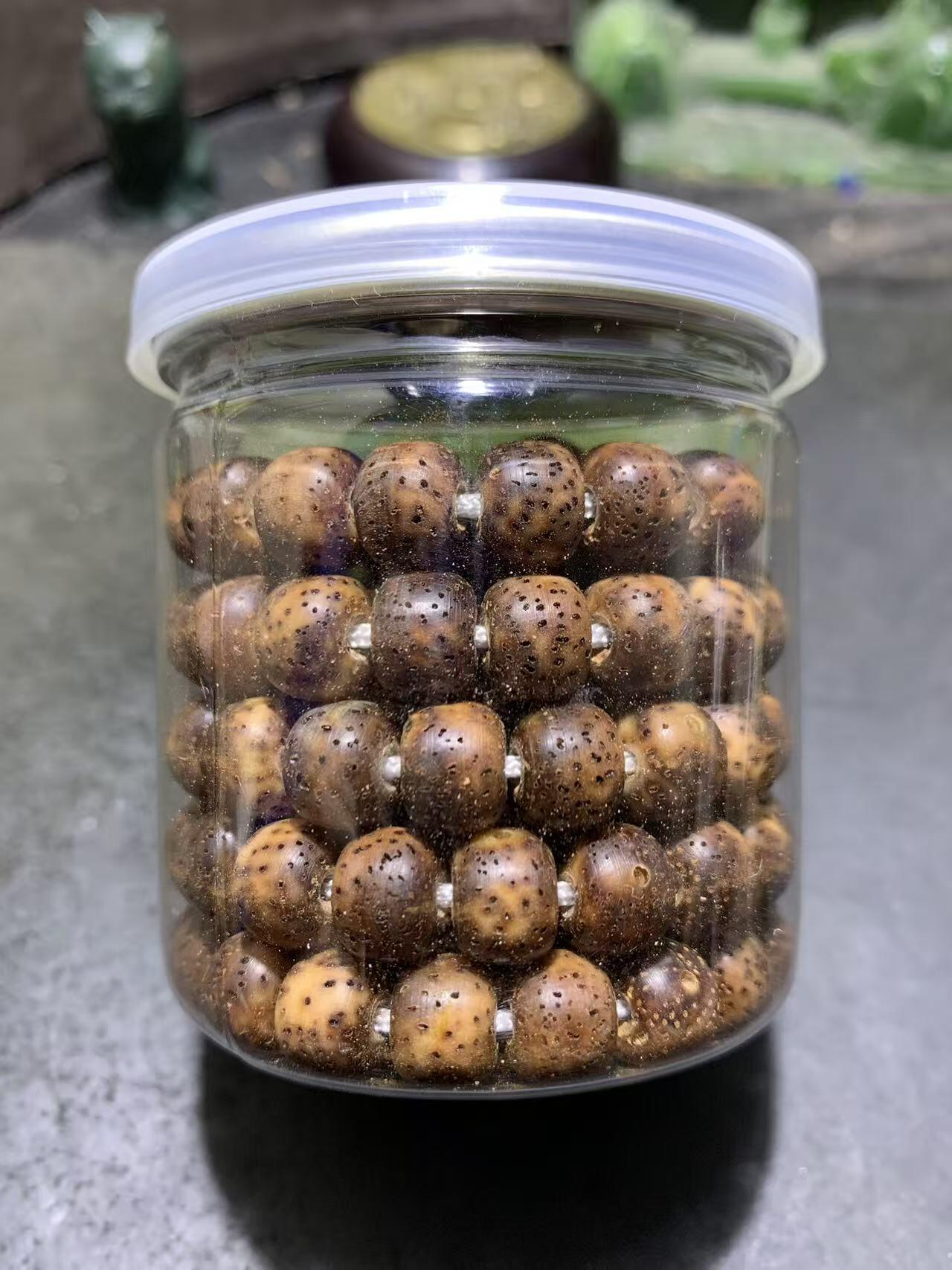 原生态9+7易拉罐108星月菩提一条，