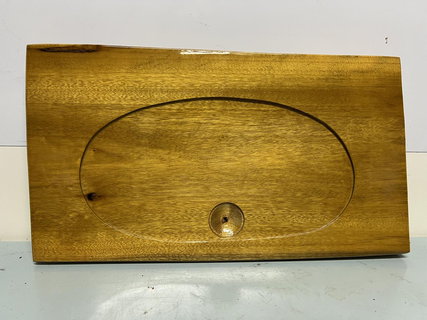 零元拍：NO5-7金丝楠茶盘 金光闪闪。尺寸约：43/24/3CM