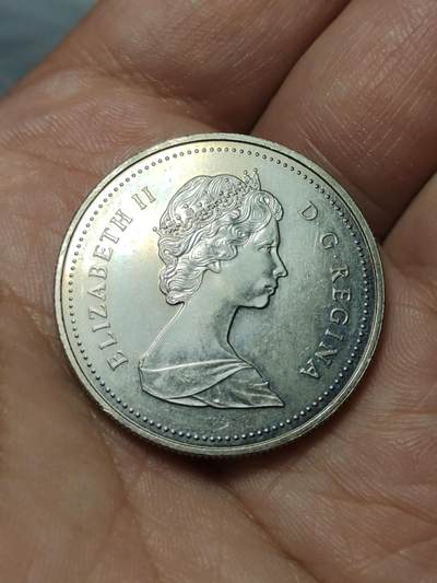 2026年第四十场(总第二百零九场）外国好品散币场(免佣金) - 加拿大🇨🇦1986年1元(伊丽莎白二世中年花冠第五版，浅浮雕版)
