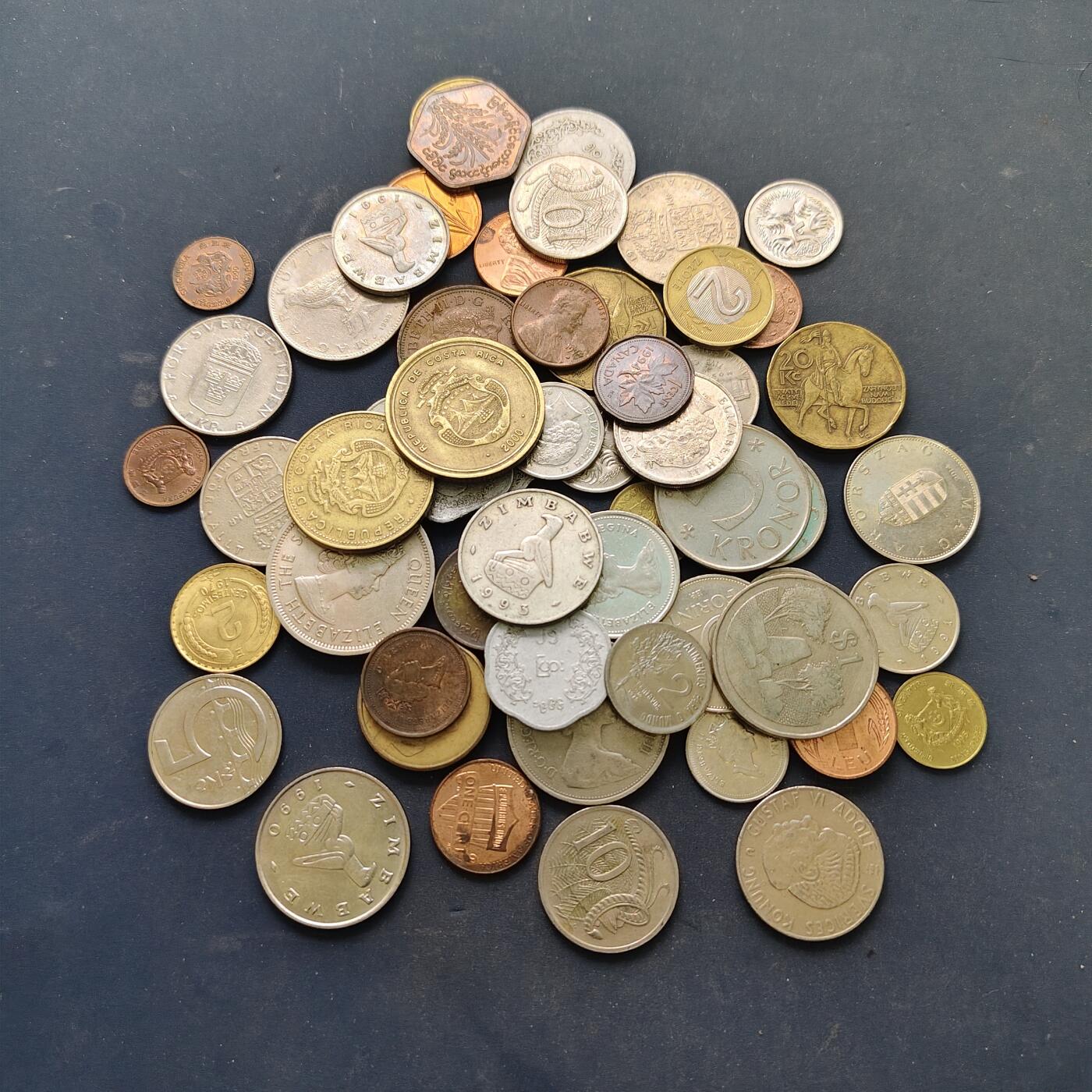 【全场包邮】纯粹捡漏拍519场 【批量】世界各国各年份散币288克一批