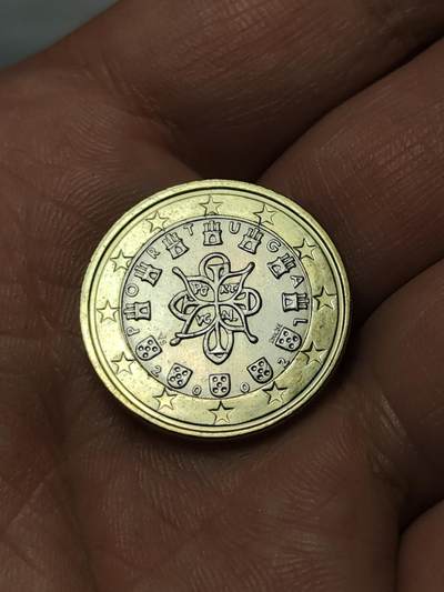 2026年第四十场(总第二百零九场）外国好品散币场(免佣金) - 葡萄牙🇵🇹2002年1欧元(第一版欧洲地图，首发年)