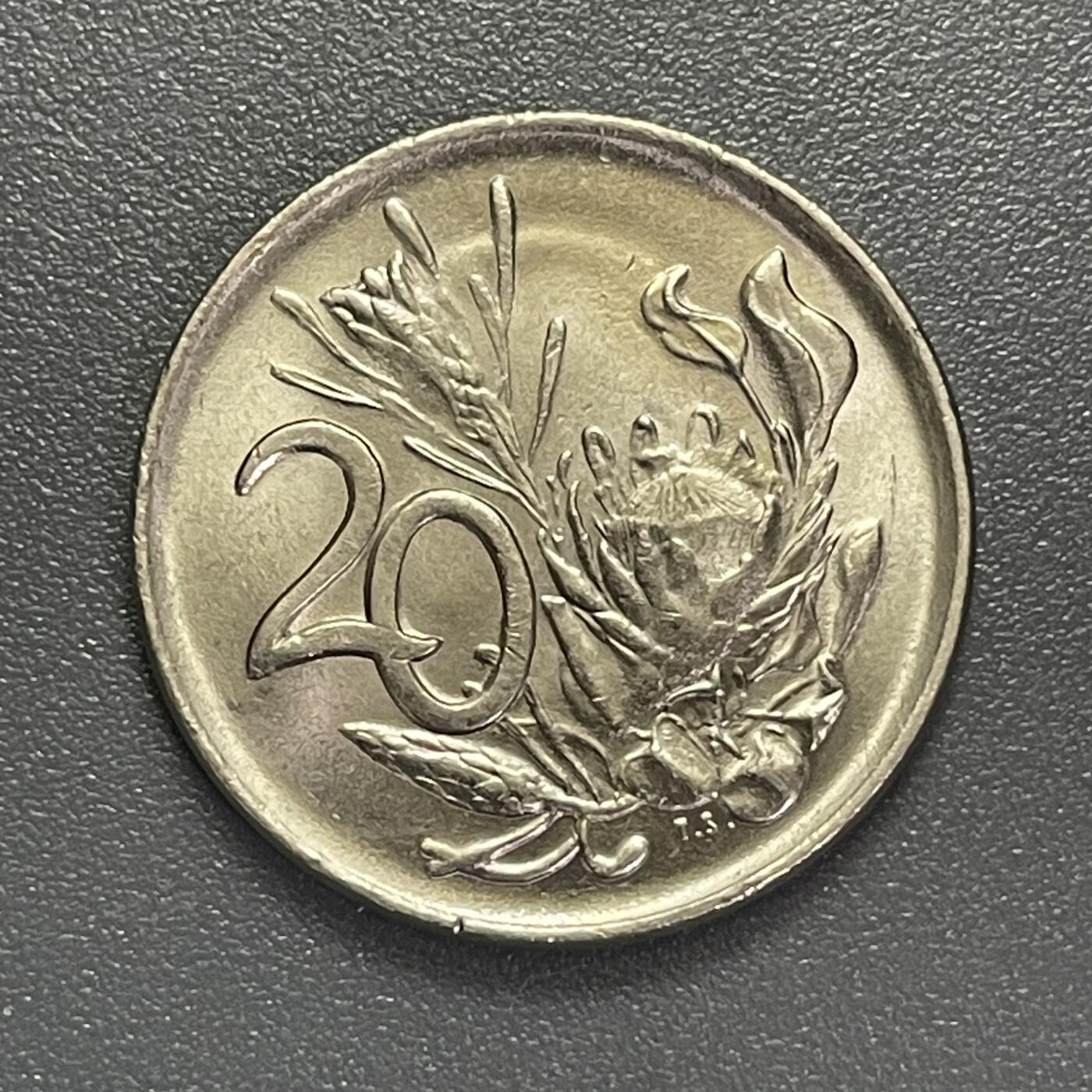 回流0405 南非1976年20分 福斯特总统 帝王花