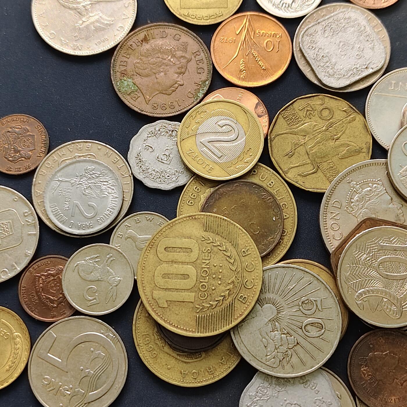 【全场包邮】纯粹捡漏拍519场 【批量】世界各国各年份散币288克一批