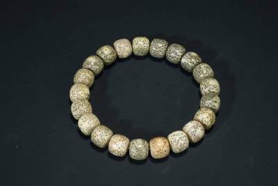 上海都达杂项专场六十六【全场包邮】 - 海南原生态星月河豚菩提桶珠手串62-246