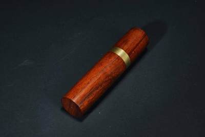 上海都达杂项专场103【全场包邮】  花梨木小香筒61-371