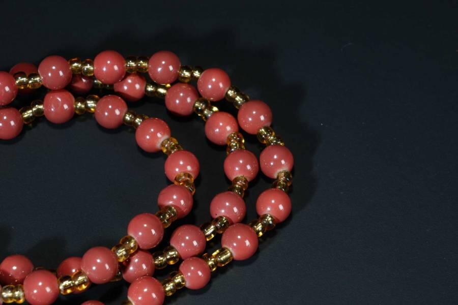 上海都达杂项专场六十六【全场包邮】 红色毛衣链66-262