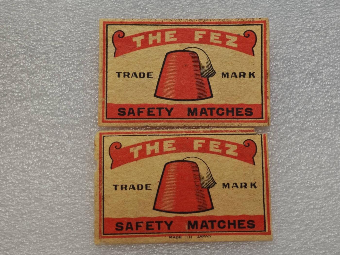  【淘币小摊】限时拍第八百九十一拍  外国老邮票 印花税票 火花纸品场    每周一统一发货 日本火花老票不同版别2枚