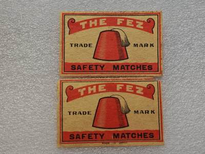  【淘币小摊】限时拍第八百九十一拍  外国老邮票 印花税票 火花纸品场    每周一统一发货 - 日本火花老票不同版别2枚