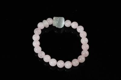 上海都达杂项专场103【全场包邮】  天然粉晶醒狮手串61-203