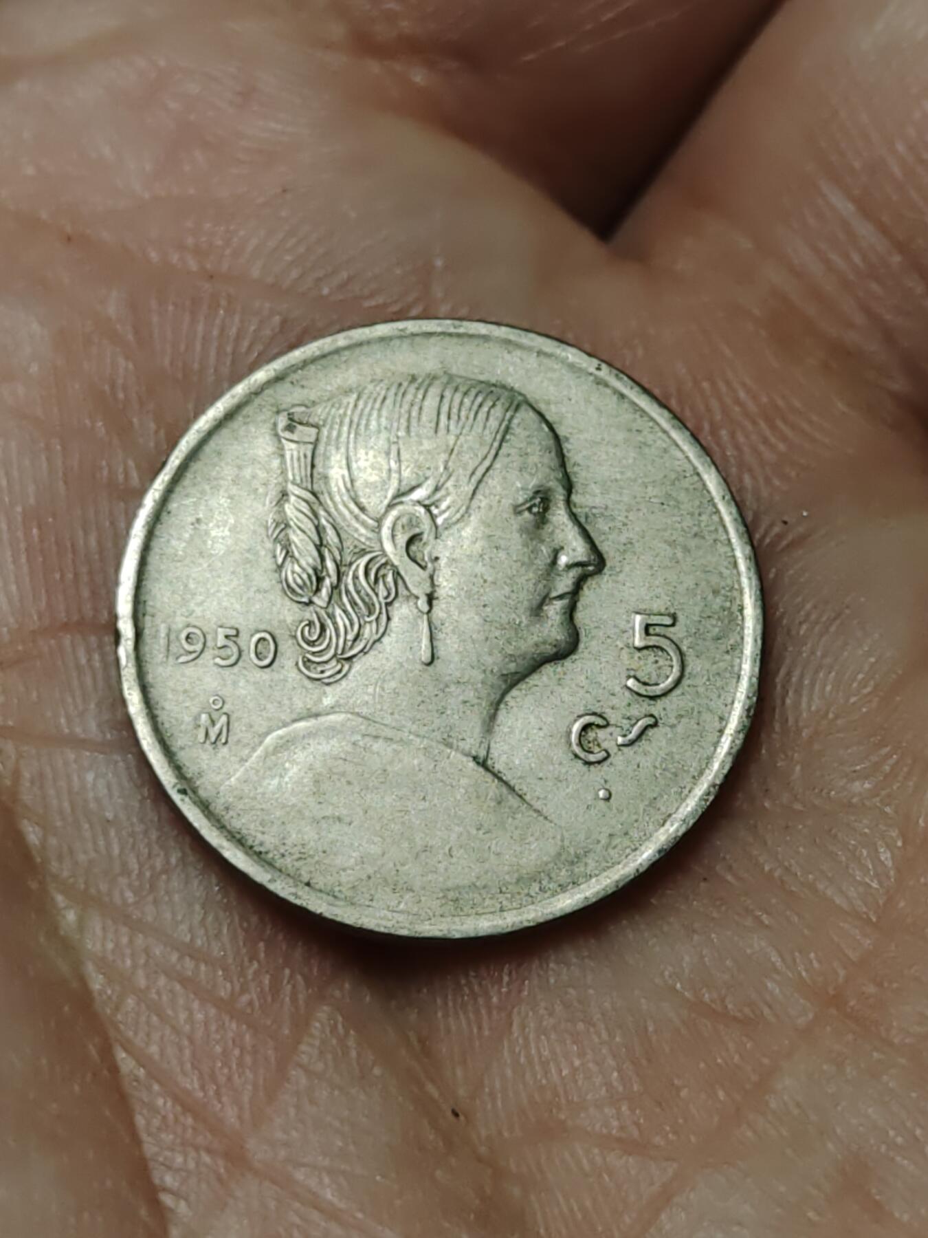 2026年第四十场(总第二百零九场）外国好品散币场(免佣金) 少见版本–墨西哥🇲🇽1950单年分5分