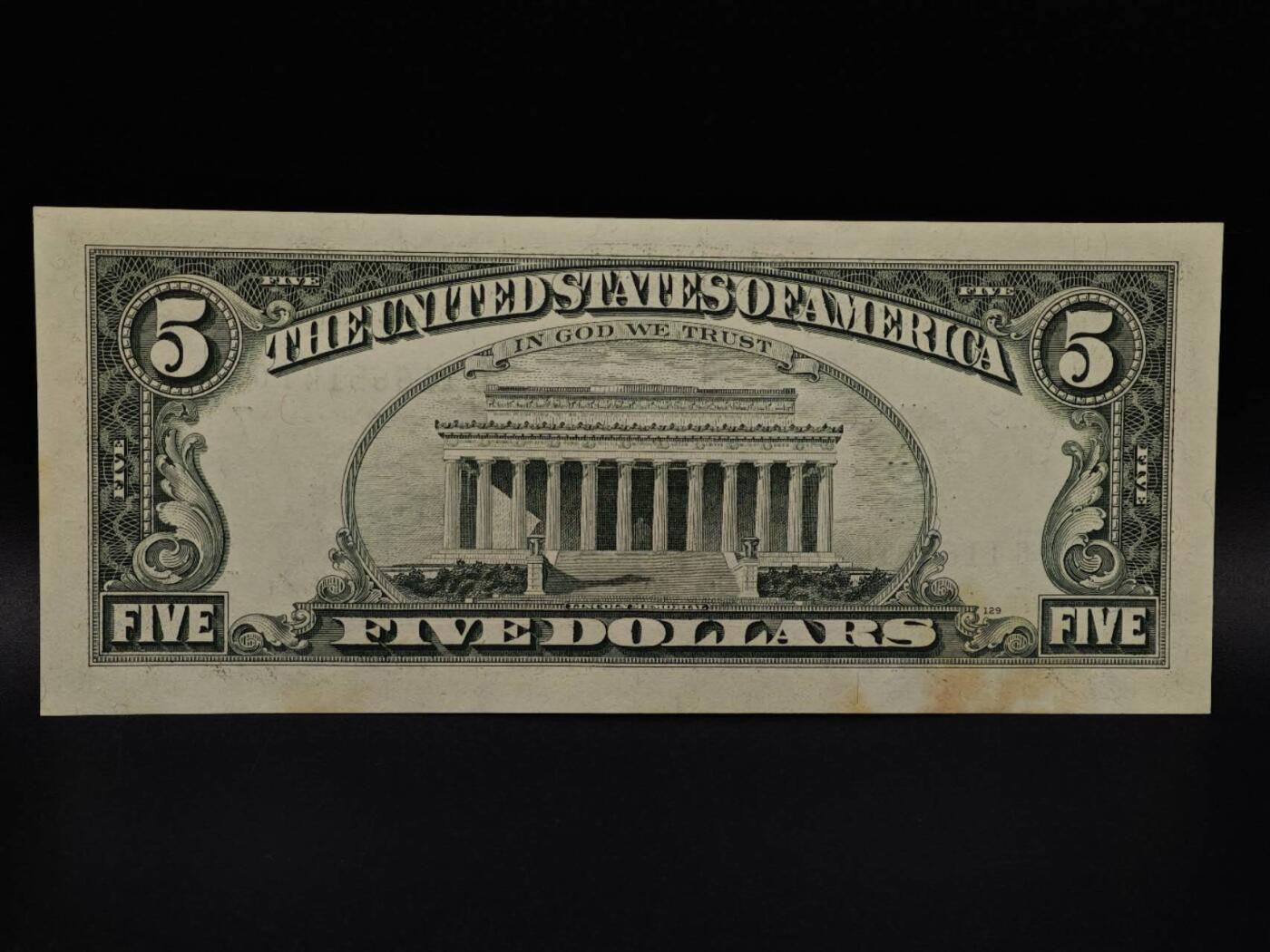  【淘币小摊】限时拍第八百九十拍   纸币场    每周一统一发货 美国5美元纸币