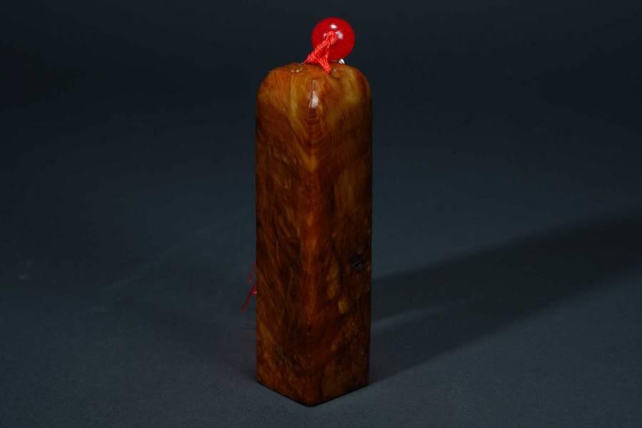 上海都达杂项专场六十六【全场包邮】 天然寿山老岭石素印章66-235