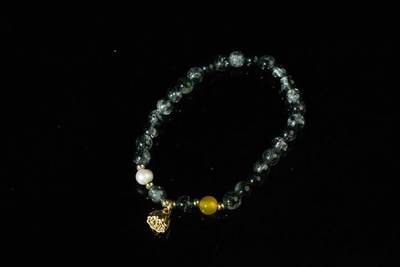 上海都达杂项专场七十二【全场包邮】 - 天然水草玛瑙手串61-211