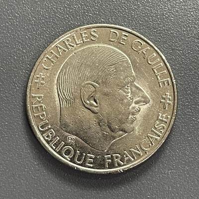 回流0405 - 法兰西第五共和国1988年1法郎戴高乐诞辰100周年纪念币