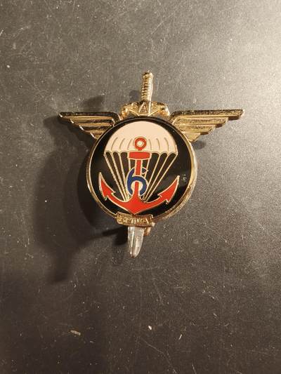 老王徽章第191期 - 法国海军陆战队第6伞降团证章