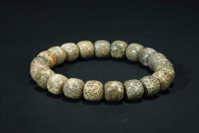 上海都达杂项专场103【全场包邮】  海南原生态星月河豚菩提桶珠手串62-246