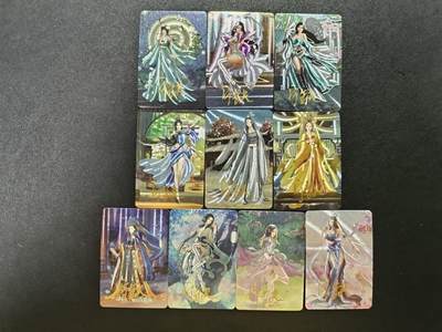 天玑星卡拍第184期《4.6周一截拍》持续收拍收评中 满赠卡需备注 - 【亲签卡】宁缺卡牌 历代皇后 粗闪 亲签卡 十张