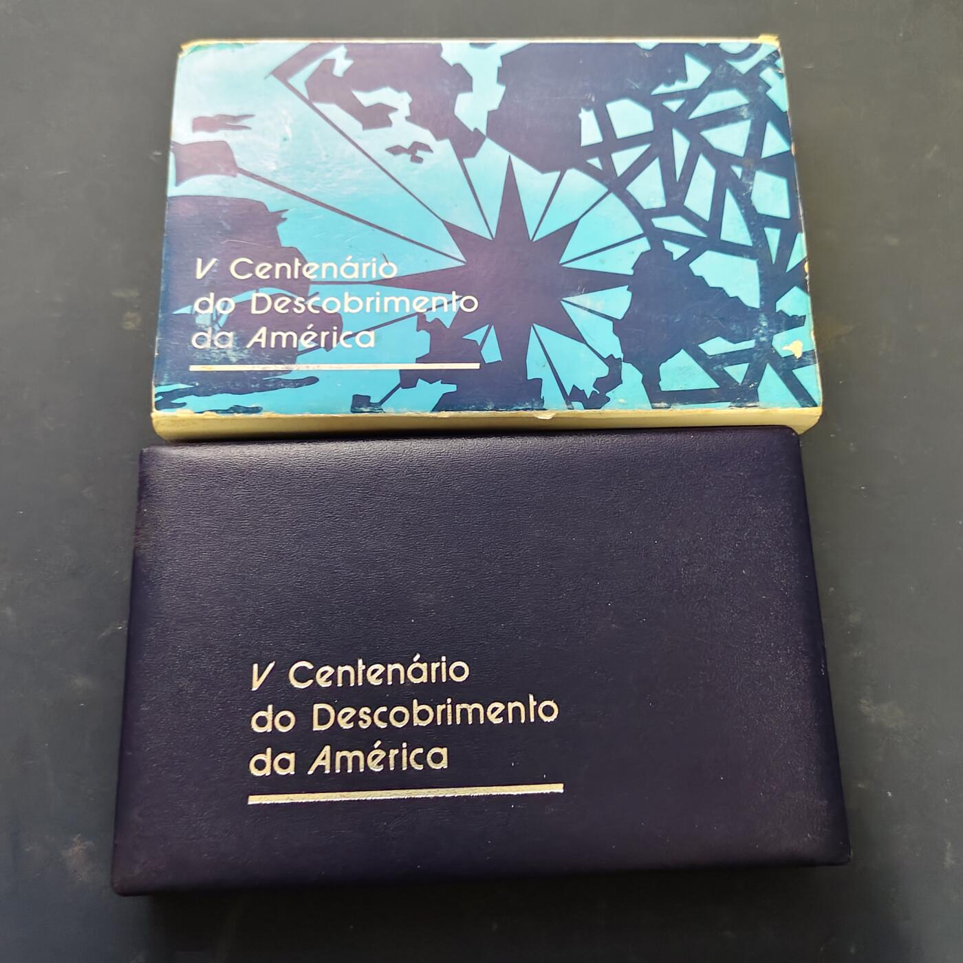 【全场包邮】纯粹捡漏拍519场 【收藏工具】巴西1991年500克鲁塞罗伊比利亚美洲系列发现美洲500周年精制克朗型纪念银币官方盒证（空盒不含币）