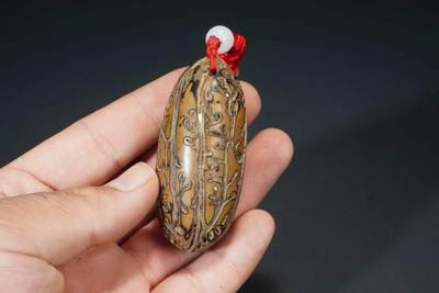 上海都达杂项专场103【全场包邮】  千眼菩提手把件62-178