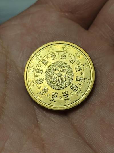 2026年第四十场(总第二百零九场）外国好品散币场(免佣金) - 葡萄牙🇵🇹2002年50欧分(第一版欧洲地图，首发年)