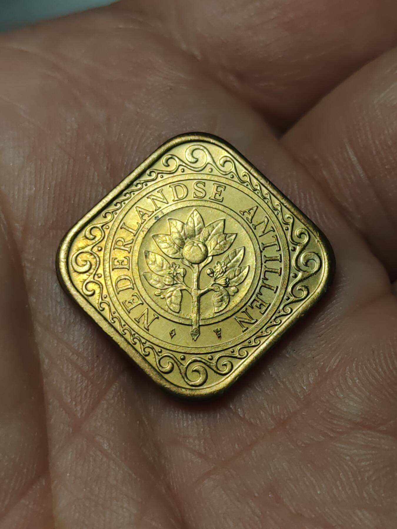 2026年第四十场(总第二百零九场）外国好品散币场(免佣金) 荷属安的列斯1990年50分(贝娅特丽克丝女王时期，Bow–弓箭标)