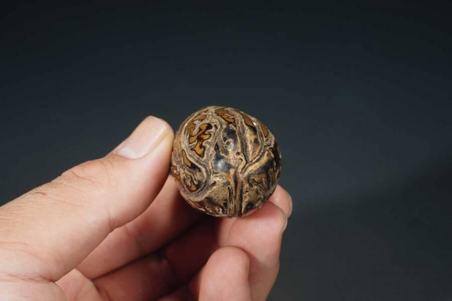 上海都达杂项专场六十六【全场包邮】 千眼菩提手把件62-178