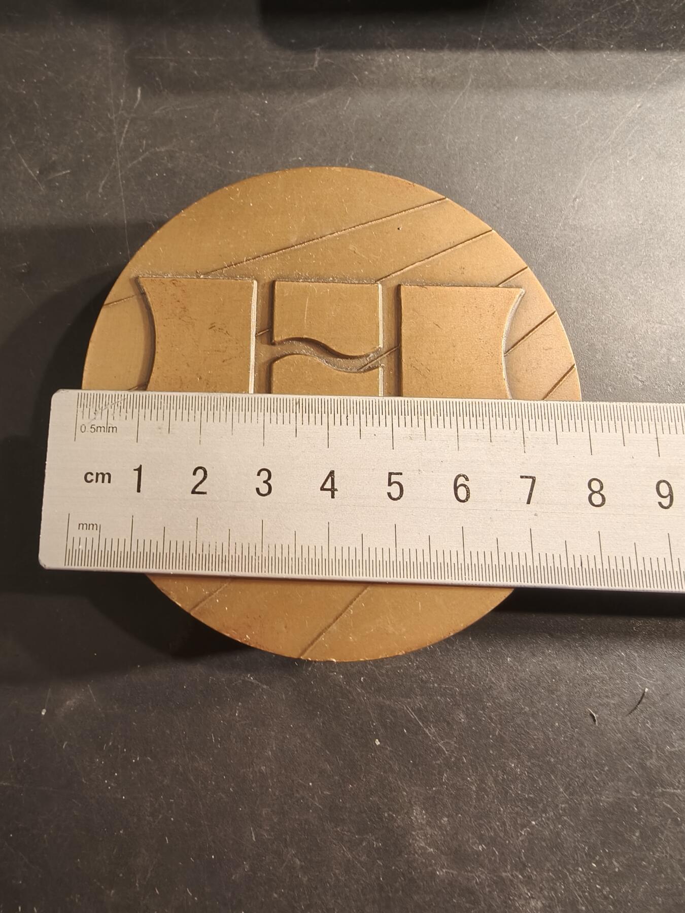 老王徽章第191期 法国HAPADEX化工企业大铜章      直径80mm    重量887.9g