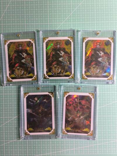 C先生卡牌 第26期 持续收拍品中…零手续费代拍 - 【彩闪】卡动《封神榜》双人卡5张 (带卡砖)