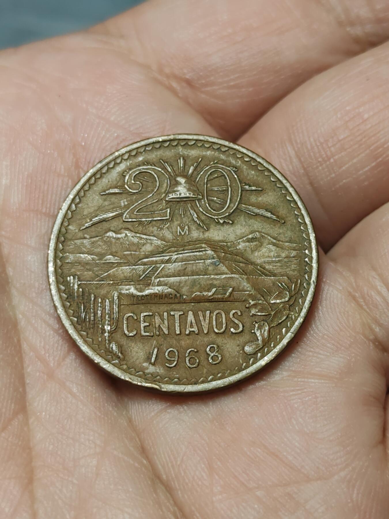 2026年第四十场(总第二百零九场）外国好品散币场(免佣金) 墨西哥🇲🇽1968年20分