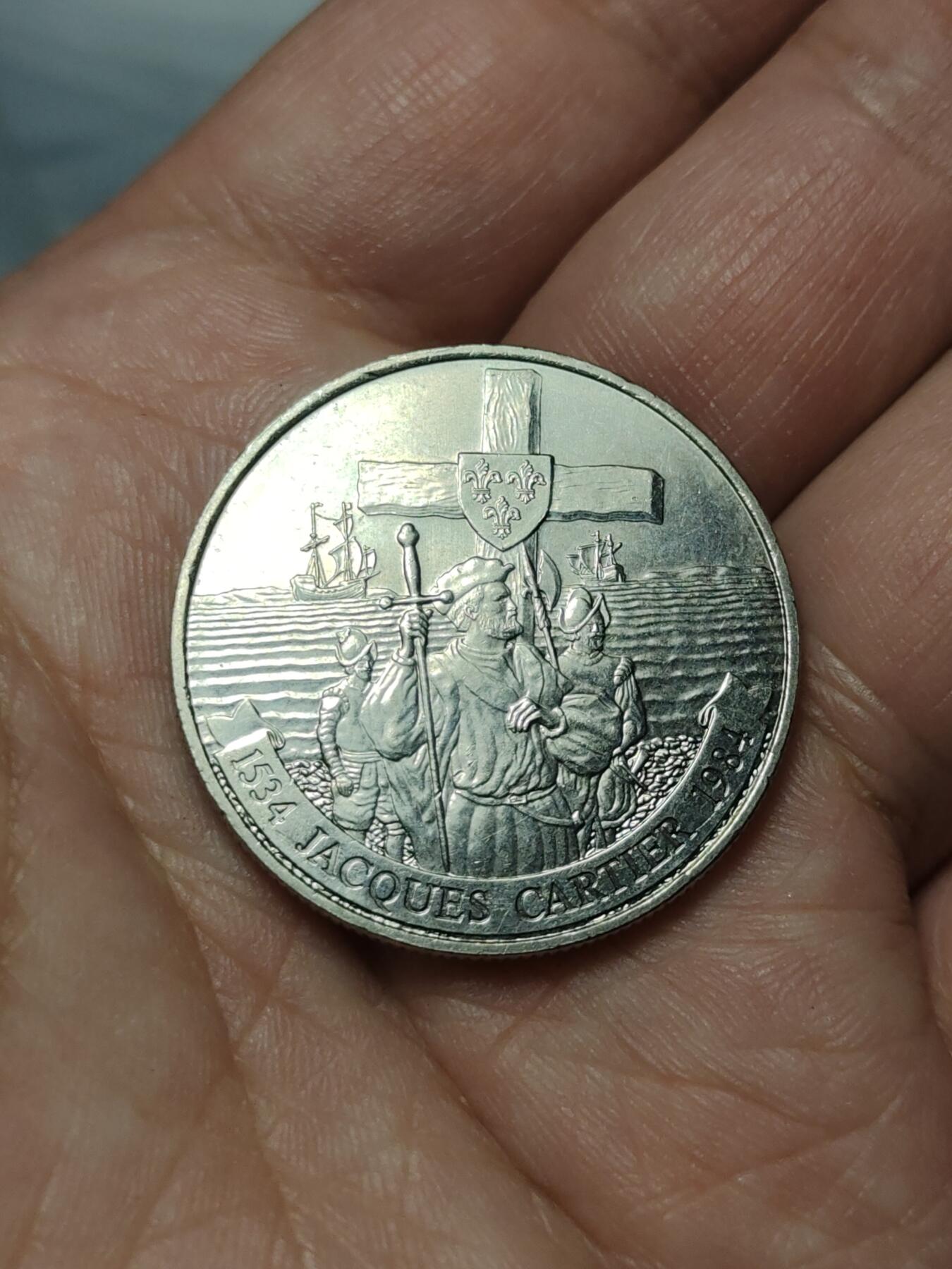 2026年第四十场(总第二百零九场）外国好品散币场(免佣金) 少见–加拿大🇨🇦1984年1元(法国著名航海家雅克·卡蒂亚- 534年首次登陆加拿大450周年纪念币