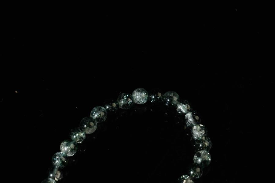 上海都达杂项专场七十二【全场包邮】 天然水草玛瑙手串61-211