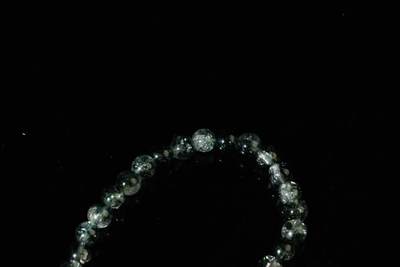 上海都达杂项专场103【全场包邮】  天然水草玛瑙手串61-211