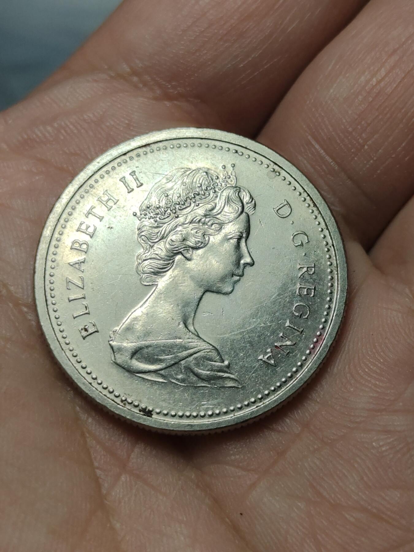 2026年第四十场(总第二百零九场）外国好品散币场(免佣金) 加拿大🇨🇦1976年1元(伊丽莎白二世中年花冠第三版，关门年仅发行2年)