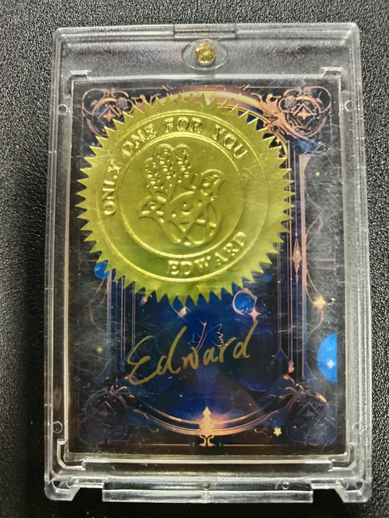 天玑星卡拍第184期《4.6周一截拍》持续收拍收评中 满赠卡需备注 【亲签1/1独版限量手绘卡】Edward 驱魔猎人Anna