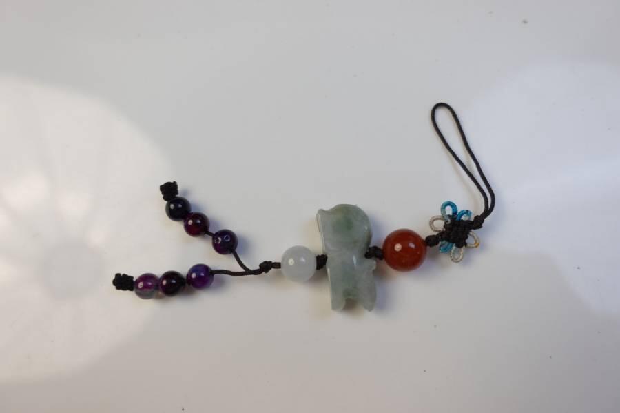 上海都达杂项专场七十二【全场包邮】 天然翡翠《生肖鼠》挂件68-129